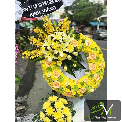 Hoa chia buồn tại shop hoa tươi đà nẵng